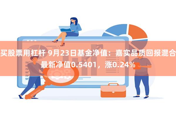 买股票用杠杆 9月23日基金净值：嘉实品质回报混合最新净值0.5401，涨0.24%