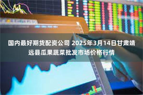 国内最好期货配资公司 2025年3月14日甘肃靖远县瓜果蔬菜批发市场价格行情